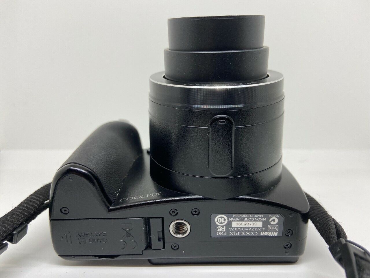 Nikon COOLPIX P80 10.1MP Digital Camera - Black - Bundle Charger Battery BUNDLE