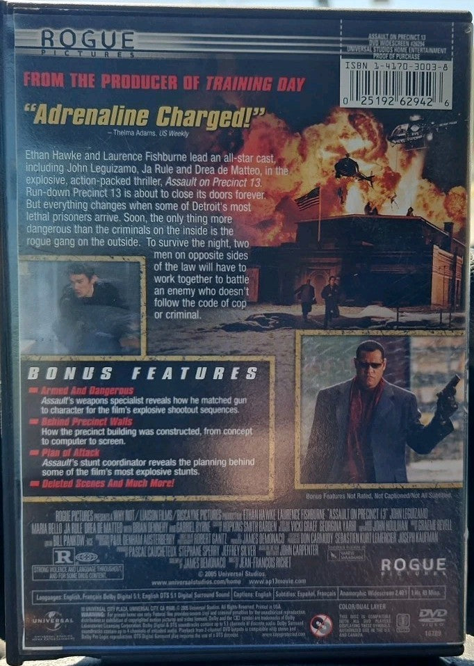 Assault on Precinct 13 (DVD, 2005) New Sealed