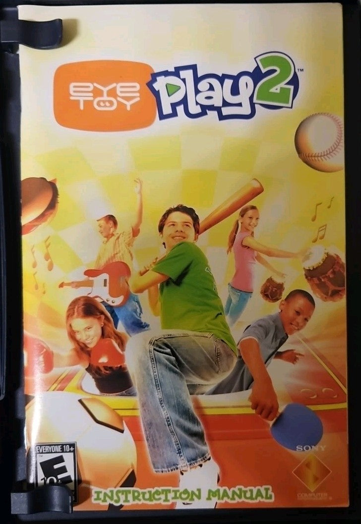 Play 2 (PS2) Required Eyetoy. Mint. Tested. w/Manual