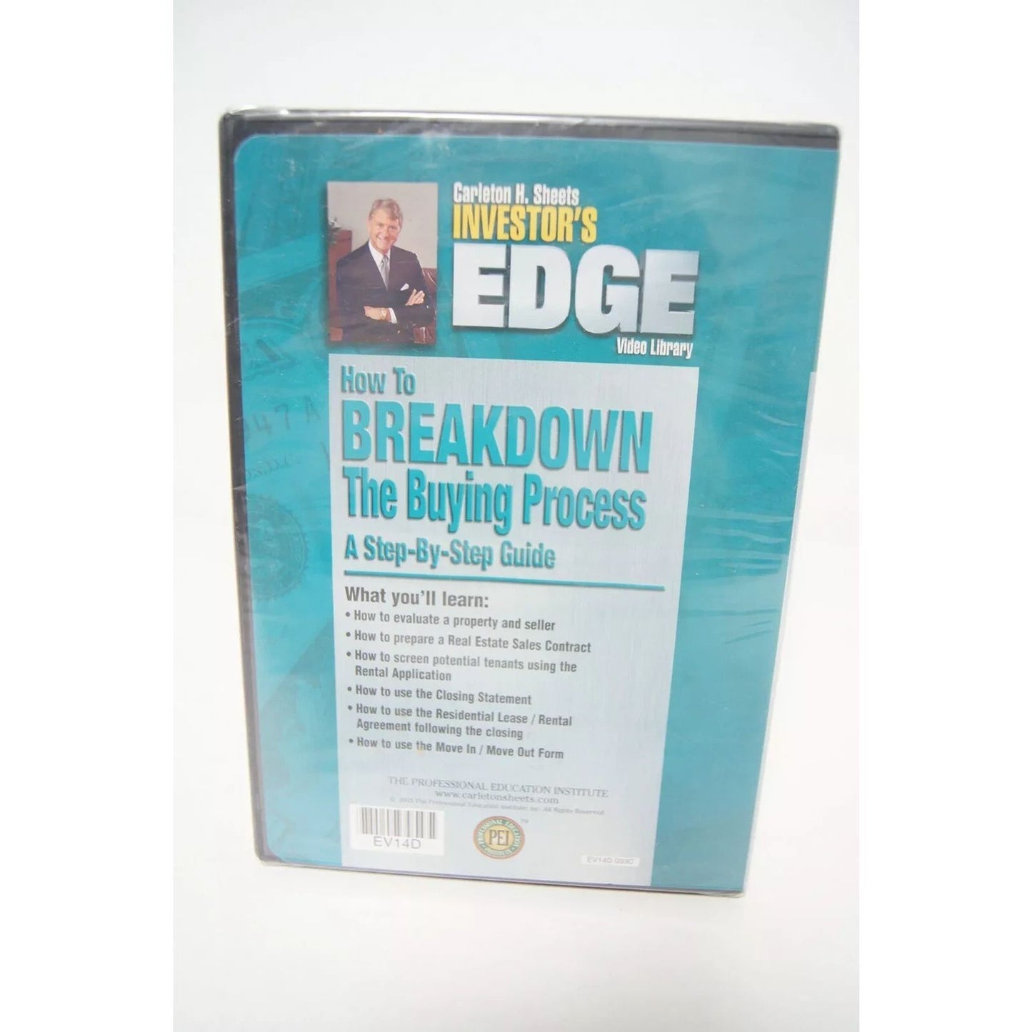 Carleton Sheets Investor's Edge How to Breakdown the Buying Process (DVD) NEW