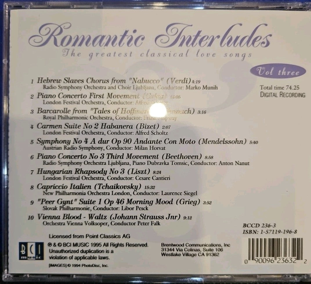 Romantic Interludes [3 CDs] (CD, BCI Music (Brentwood Communication))