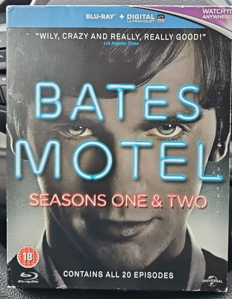 Bates Motel: Seasons One & Two (4-DISC BOX SET) [Blu-Ray] [Region Free] Tested