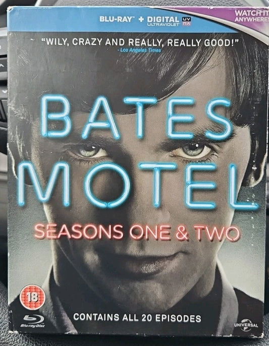 Bates Motel: Seasons One & Two (4-DISC BOX SET) [Blu-Ray] [Region Free] Tested