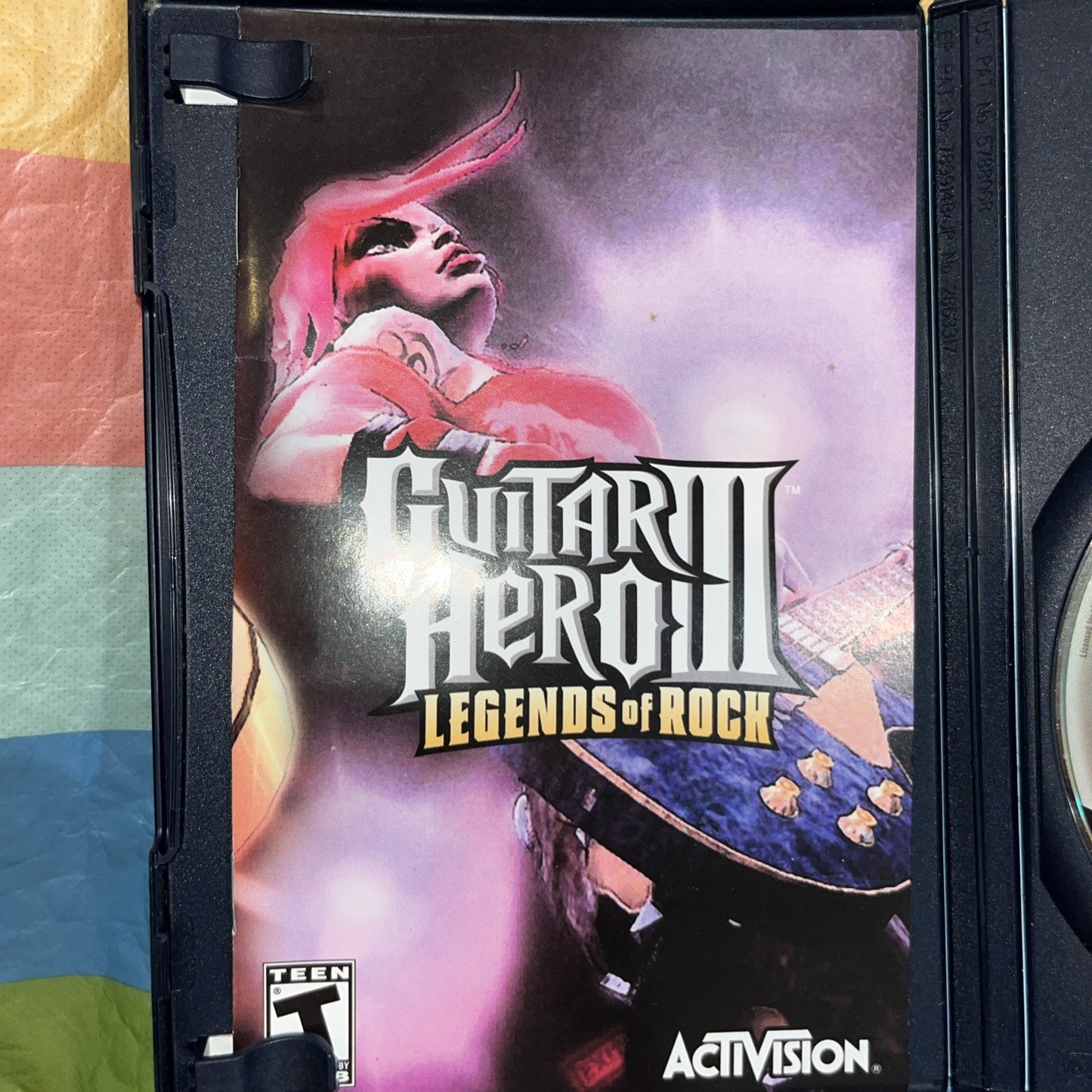 Guitar Hero III Legends Of Rock (PS2) Tested. Manual. Original Case