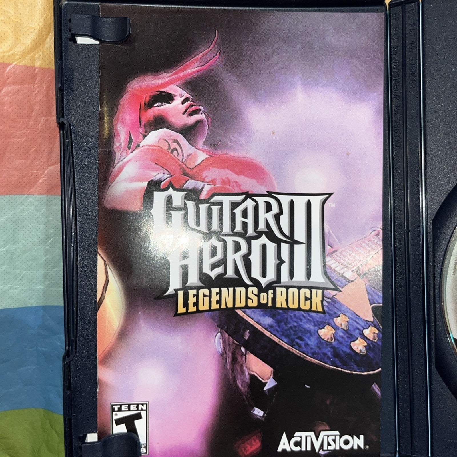Guitar Hero III Legends Of Rock (PS2) Tested. Manual. Original Case