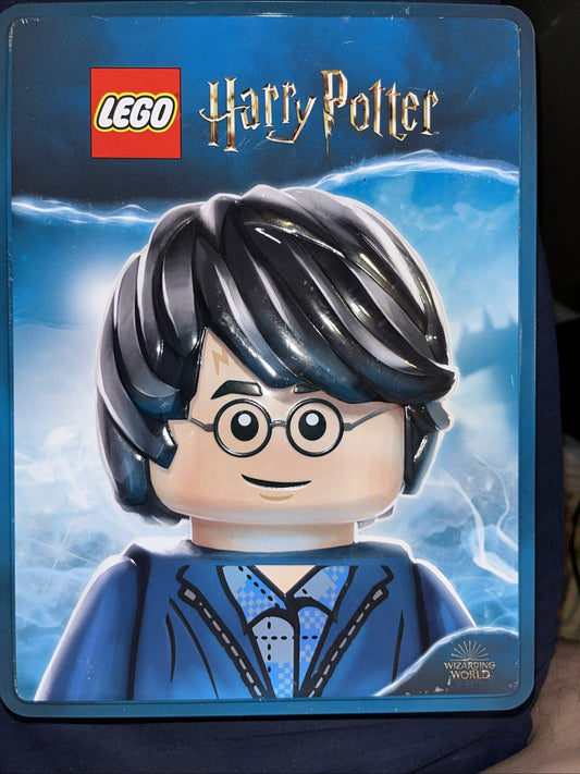 Lego Harry Potter Tin With Stickers And Books.  No Legos