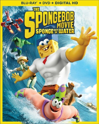 The spongebob Movie: Sponge Out of Water (Blu-ray, 2015) No Digital Download