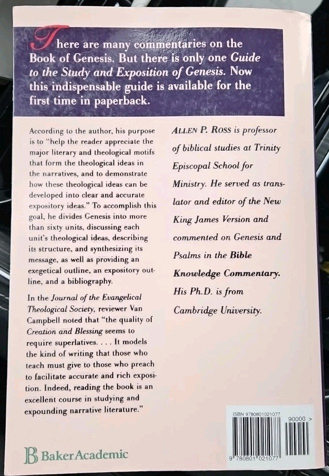 Creation and Blessing : A Guide to the Study and Exposition of Genesis by Allen