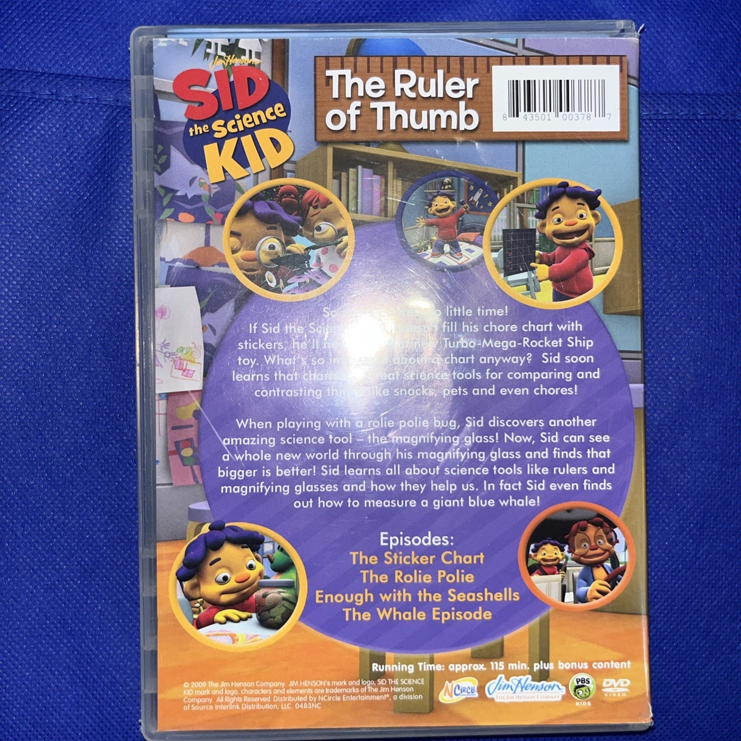 Sid the Science Kid: The Ruler of Thumb (DVD, 2010)