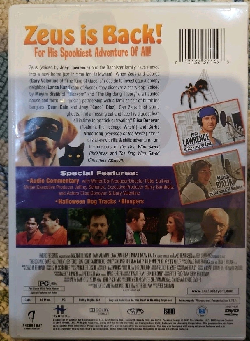 The Dog Who Saved Halloween (DVD, 2011) Tested. New Case. Resealed