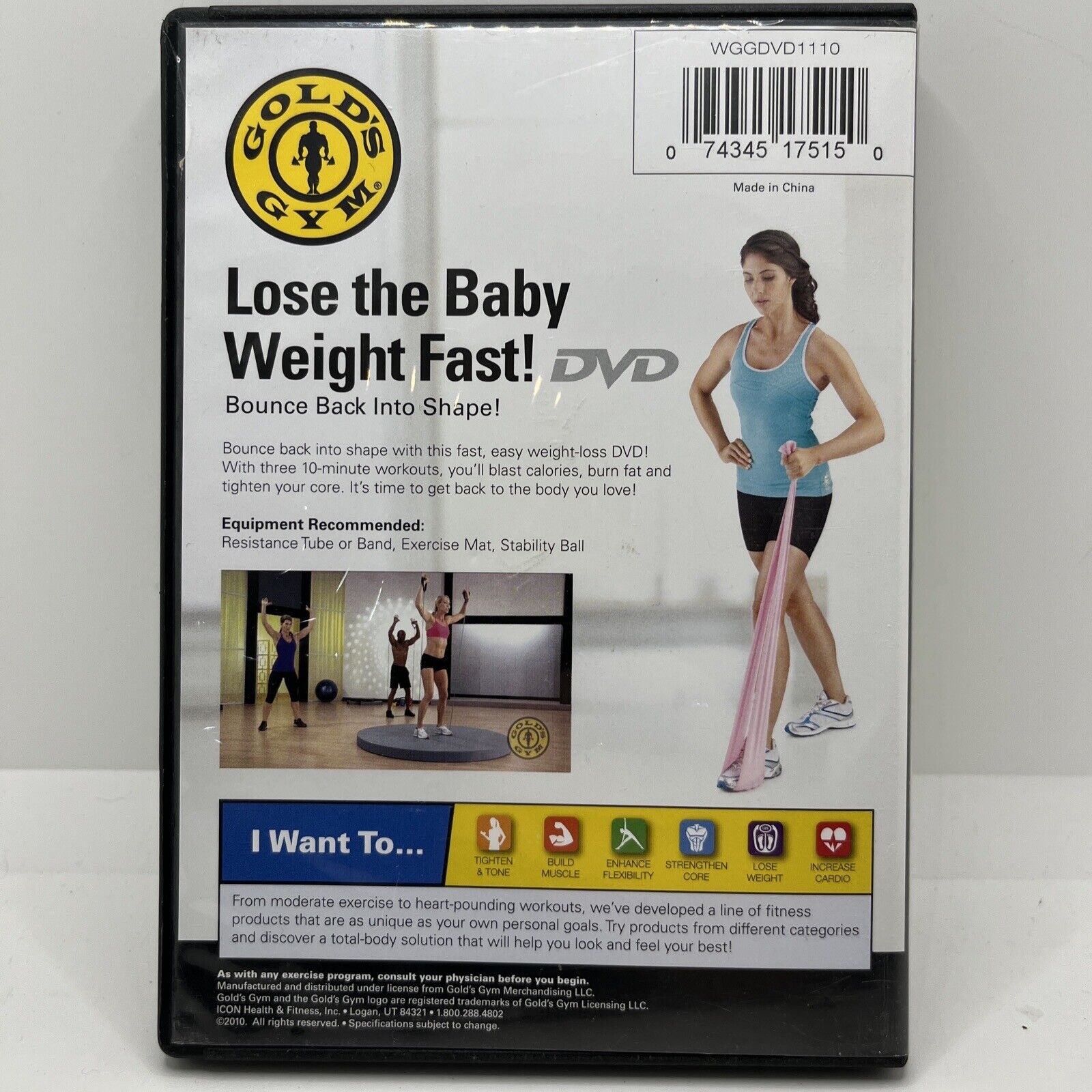 Gold's Gym - Lose the Baby Weight Fast! [DVD]