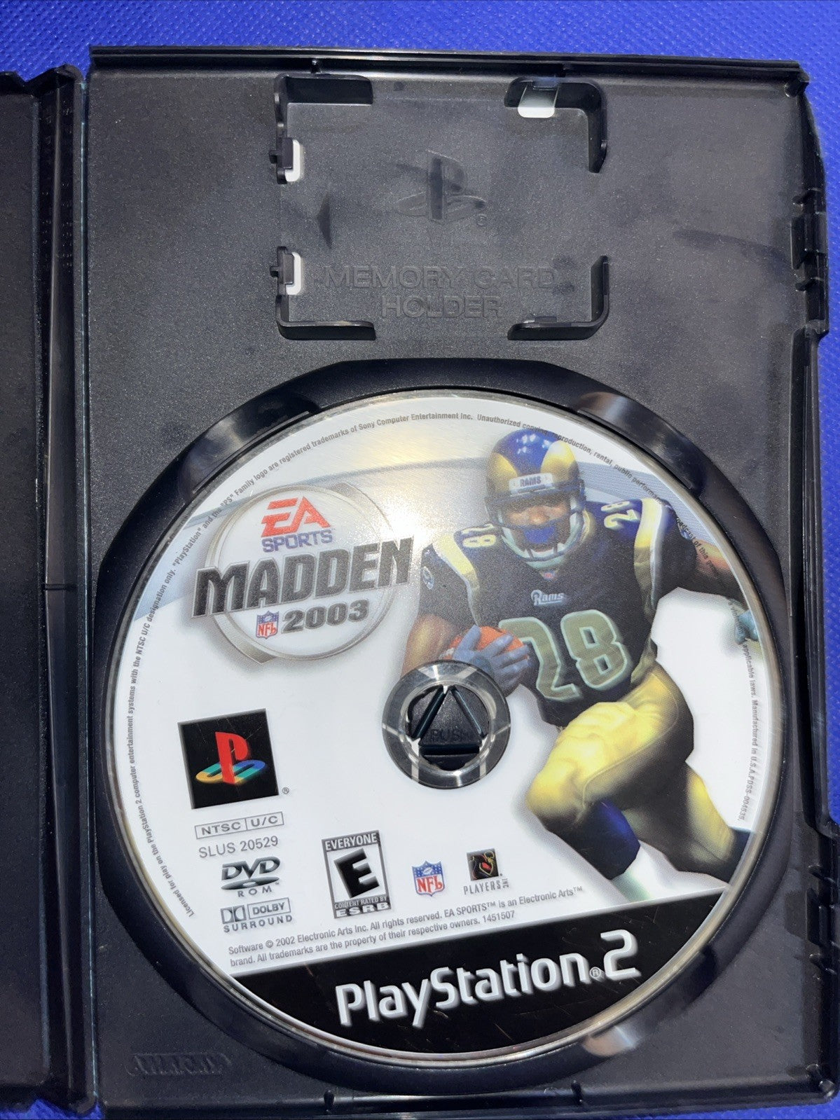 Madden NFL 2003 (PS2) Original Case + Tested disc. See Pics