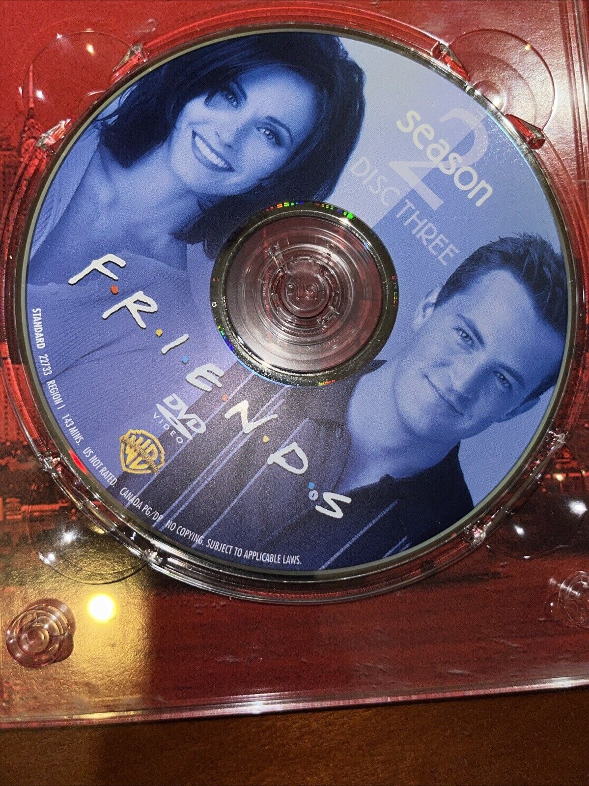 Friends - The Complete Second Season (DVD, 2002, 4-Disc Set, Four Disc Set)