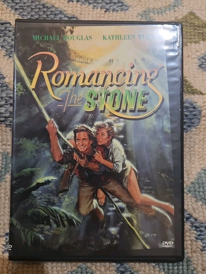 Romancing The Stone 1984 Film  DVD  Widescreen. Tested slim case cropped artwork