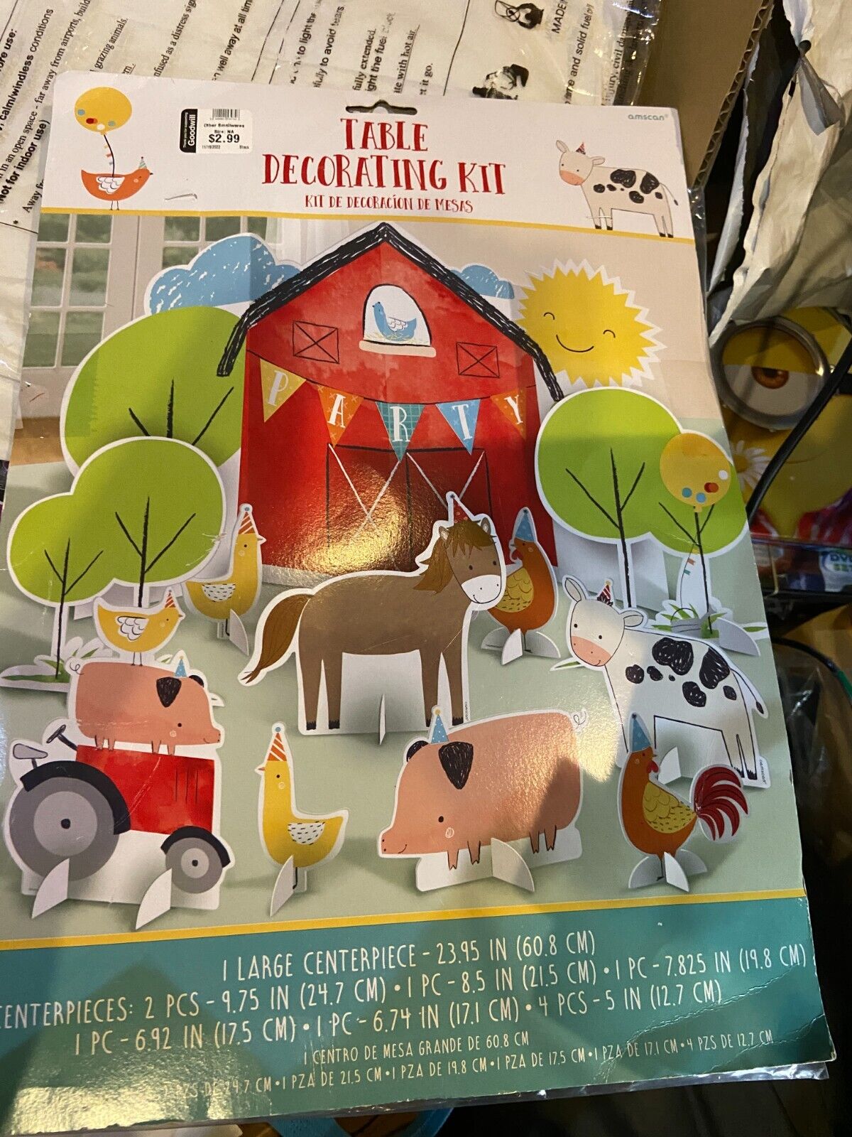 Table Decorating Kit 24" + 10 Center Pieces