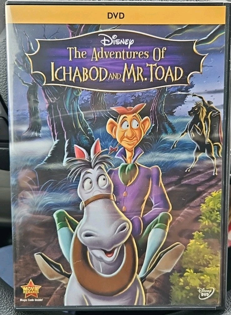 The Adventures of Ichabod and Mr. Toad (DVD, 1949) Sealed. No Digital Download