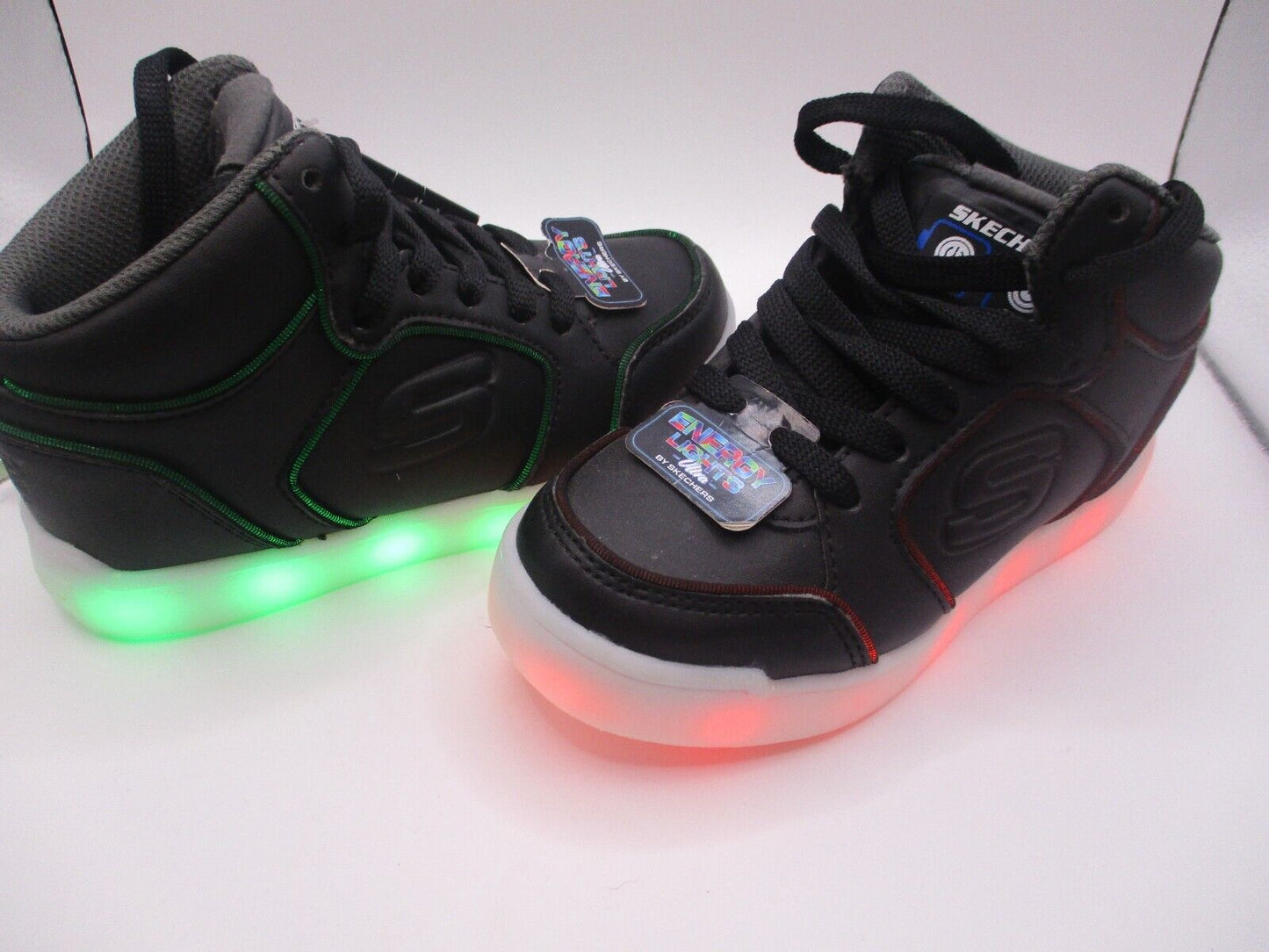 BRAND NEW Kids Skechers Energy Light Ultra Size 11 High Tops Sneakers Shoes