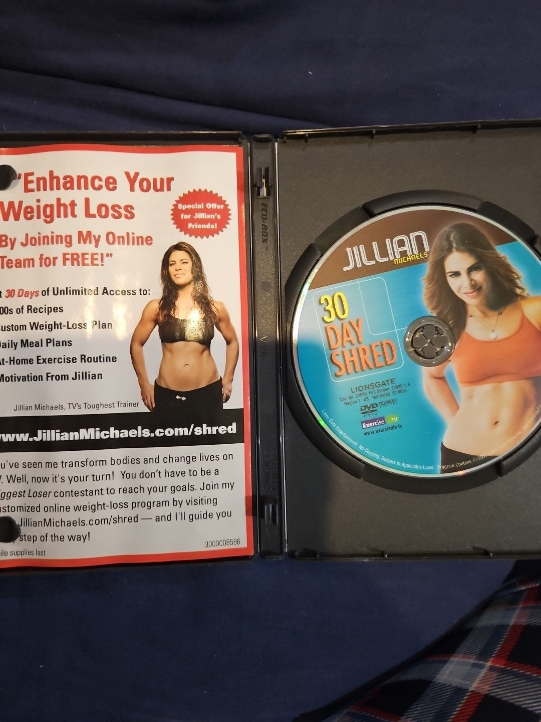 30 Day Shred (DVD, 2007) Moisture Damage To Artwork. Tested