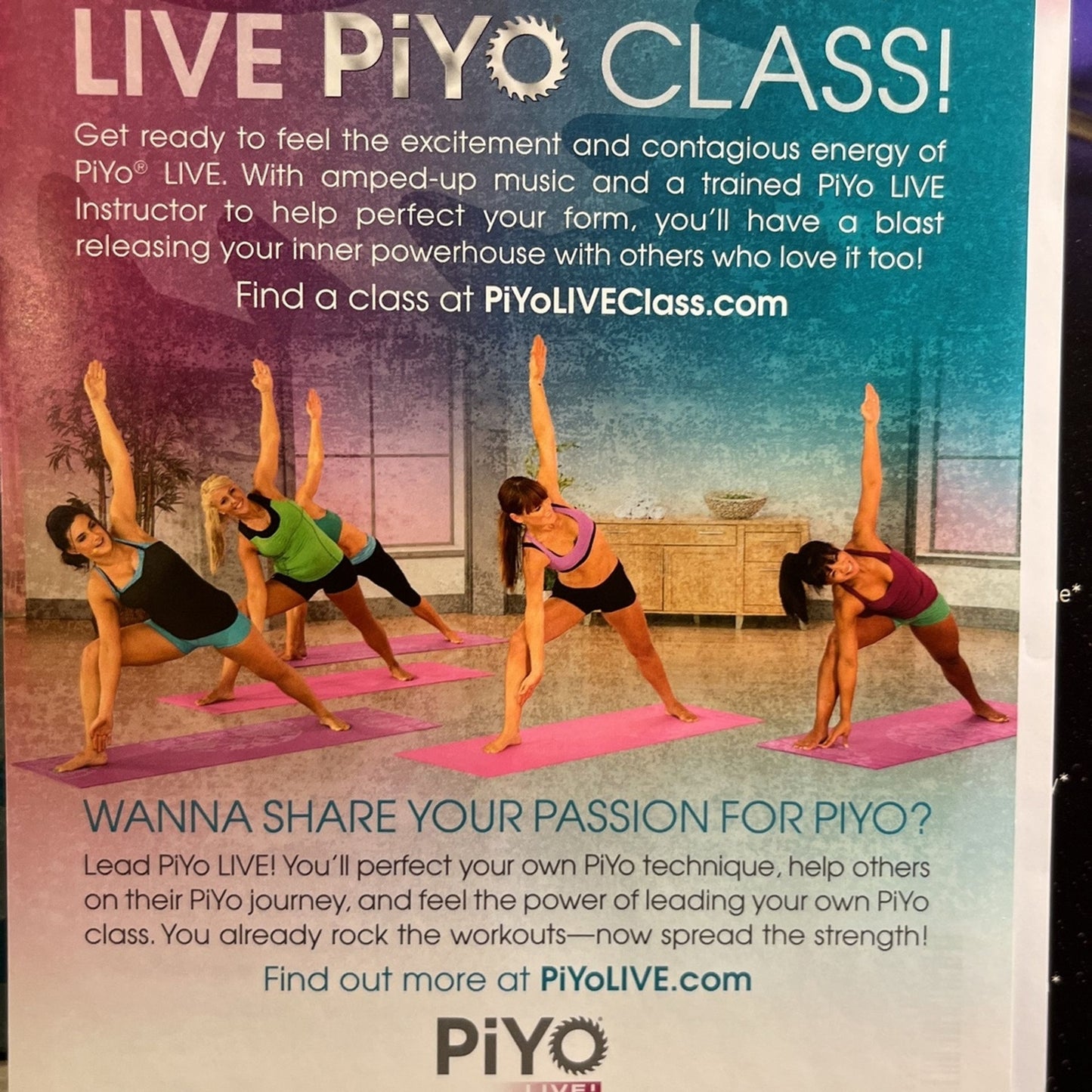 BeachBody - Charlene Johnson's Base Kit PIYO 3 DVD + Booklets + Tape Measure