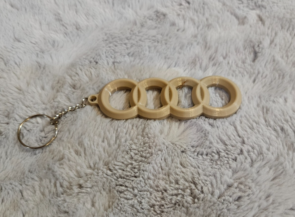 Audi Inspired 3D Printed Key Chains - Choose