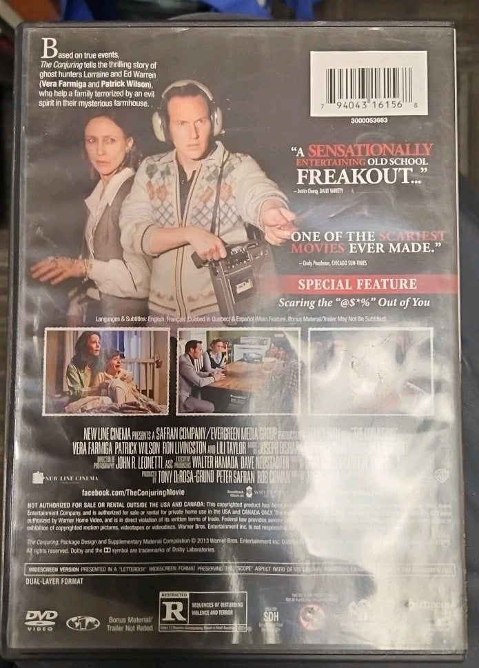 The Conjuring (DVD, 2013) New