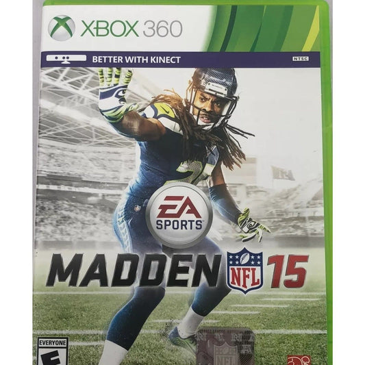 Madden NFL 15 (Xbox 360) New Case. Tested. No Scratches. Resealed. ￼