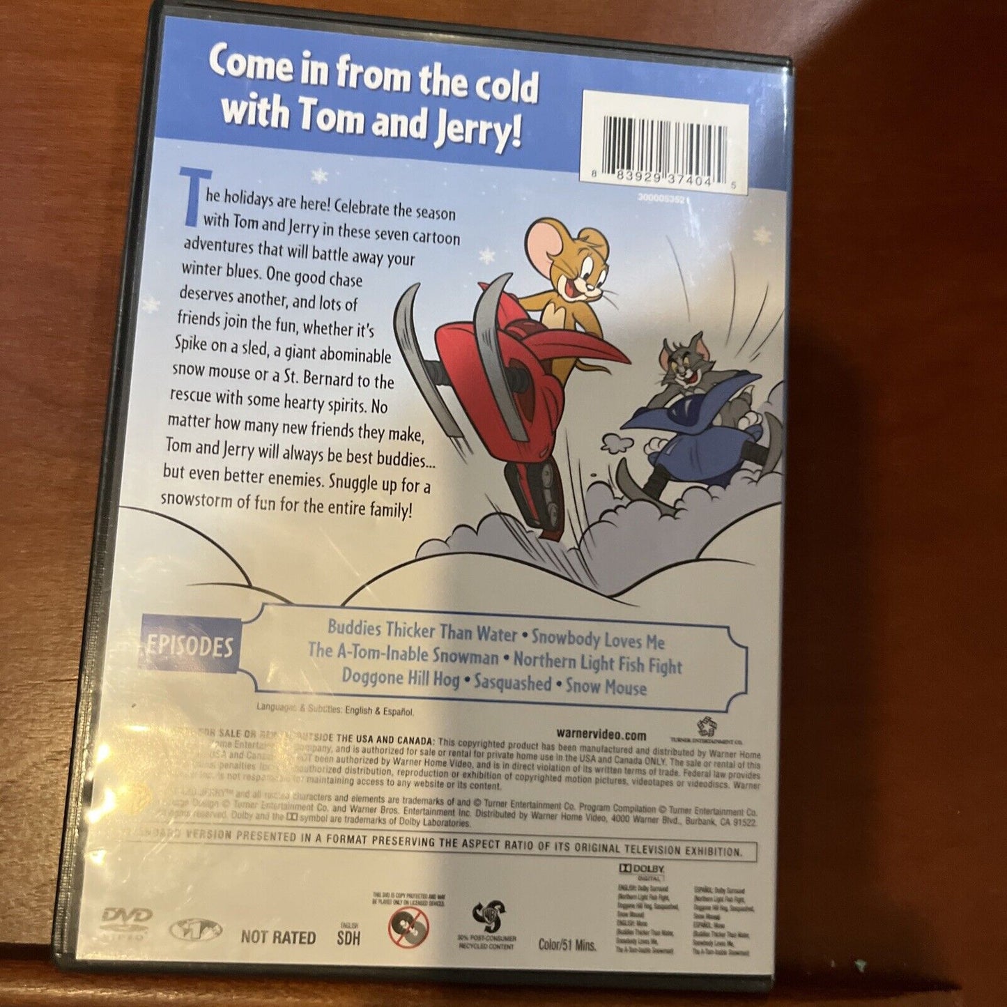 Tom and Jerry Winter Wackiness DVD Brand New ￼￼
