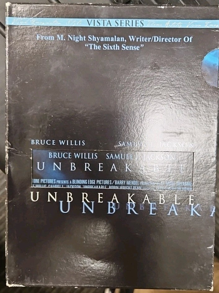 Unbreakable (DVD, 2001, 2-Disc Set, Vista Series) Tested. No Scratches
