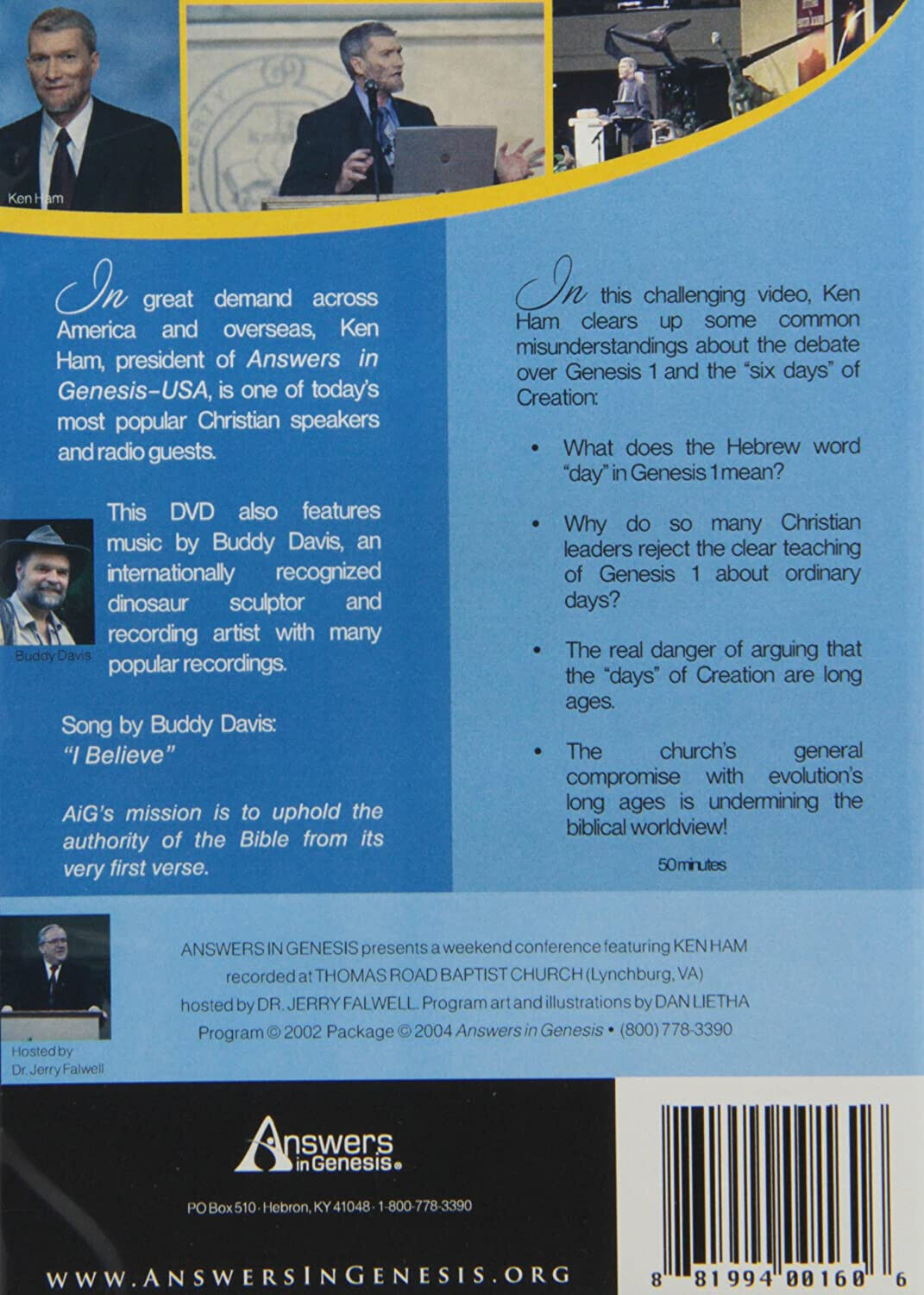 The Six Days of Creation: A Young Earth Is Not the Issue (DVD)