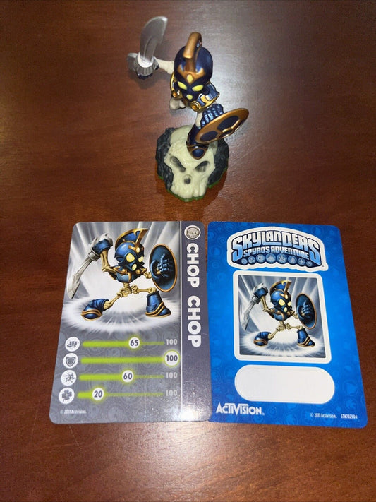 Skylanders Chop Chop w/ stickers And Card