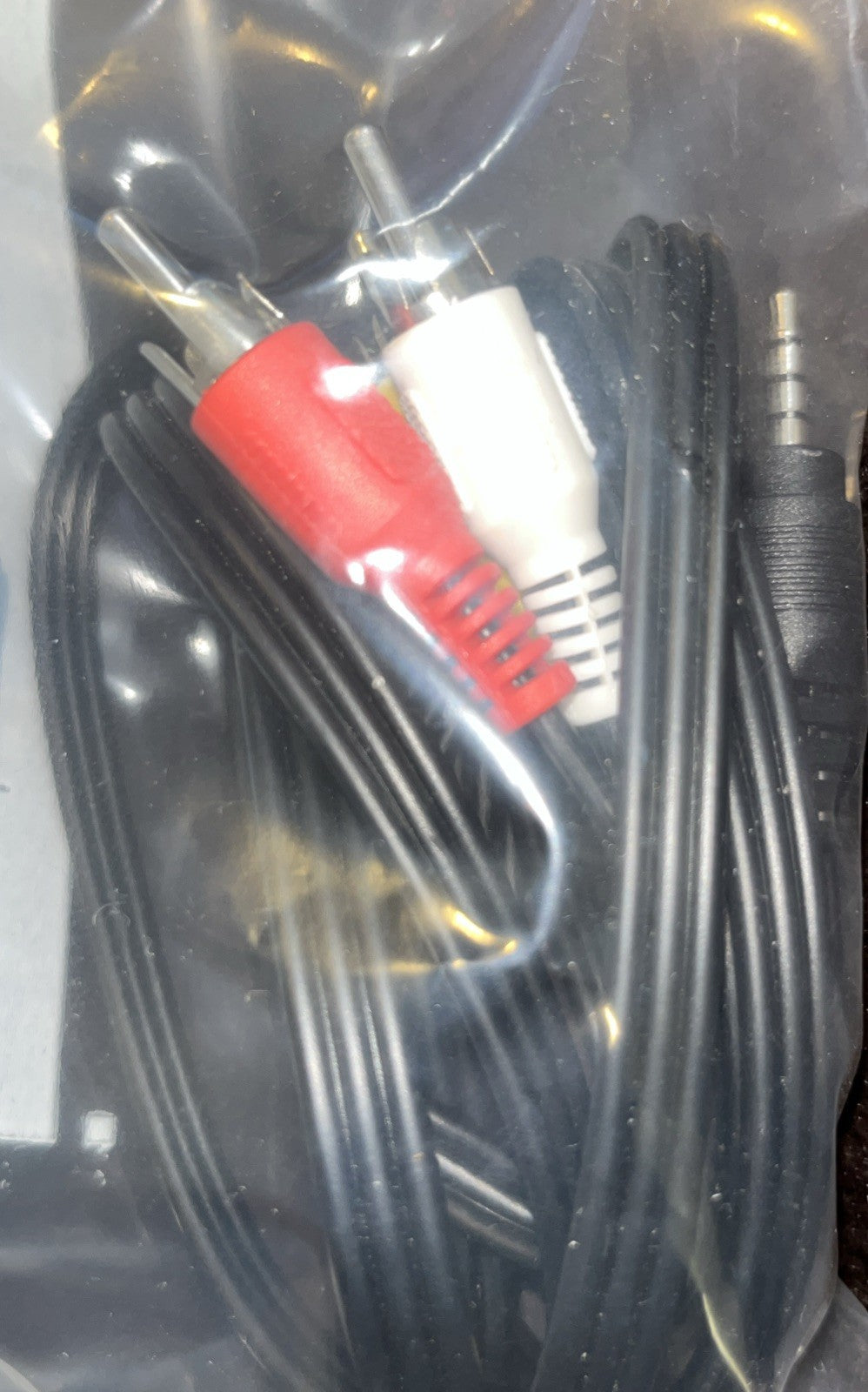 3ft 3 RCA Male to 3.5mm Male Cable Adapter Audio Video Cord AV AUX