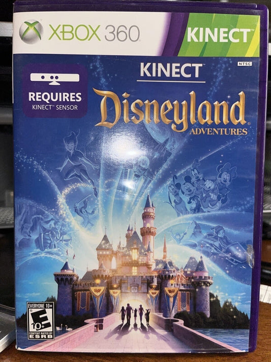 Kinect Disneyland Adventures (Microsoft Xbox 360, 2011) TESTED. NEW CASE
