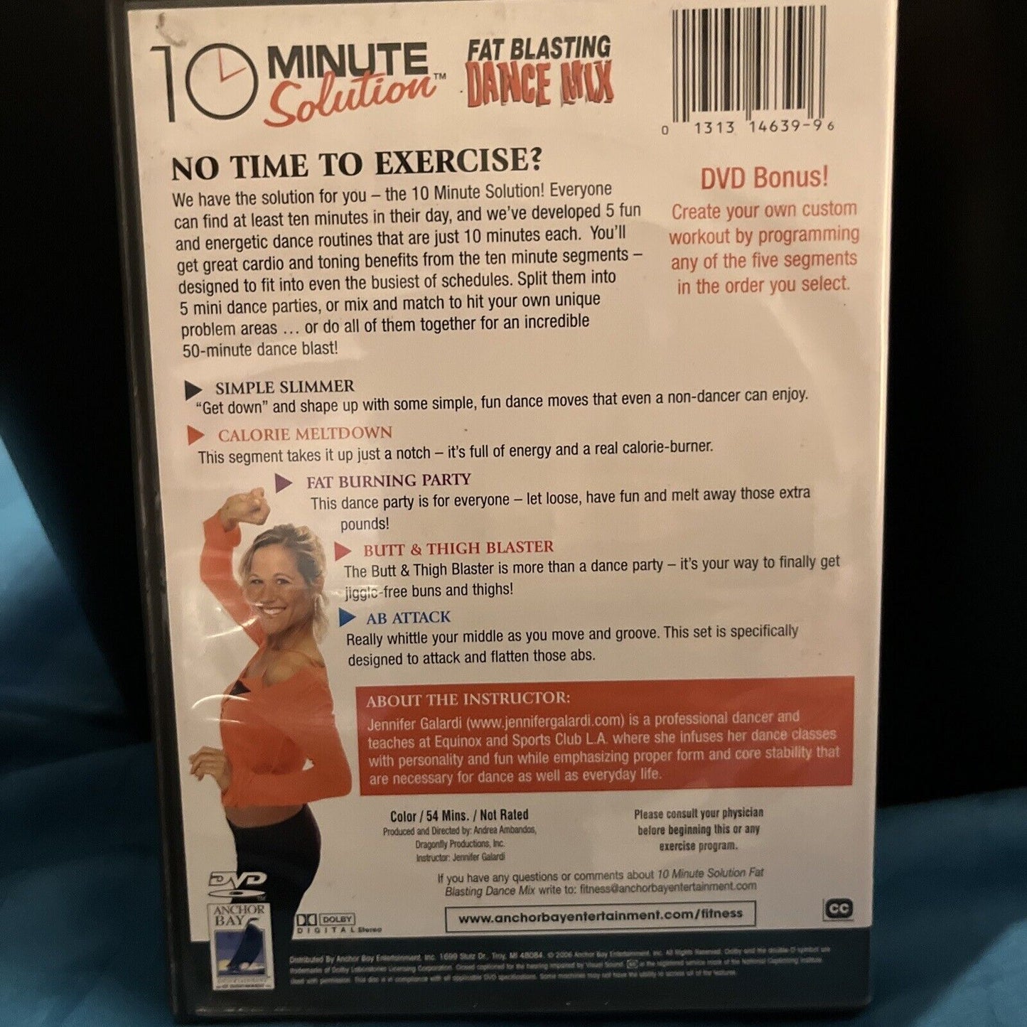 10 Minute Solution: Fat Blasting Dance Mix (DVD, 2006)