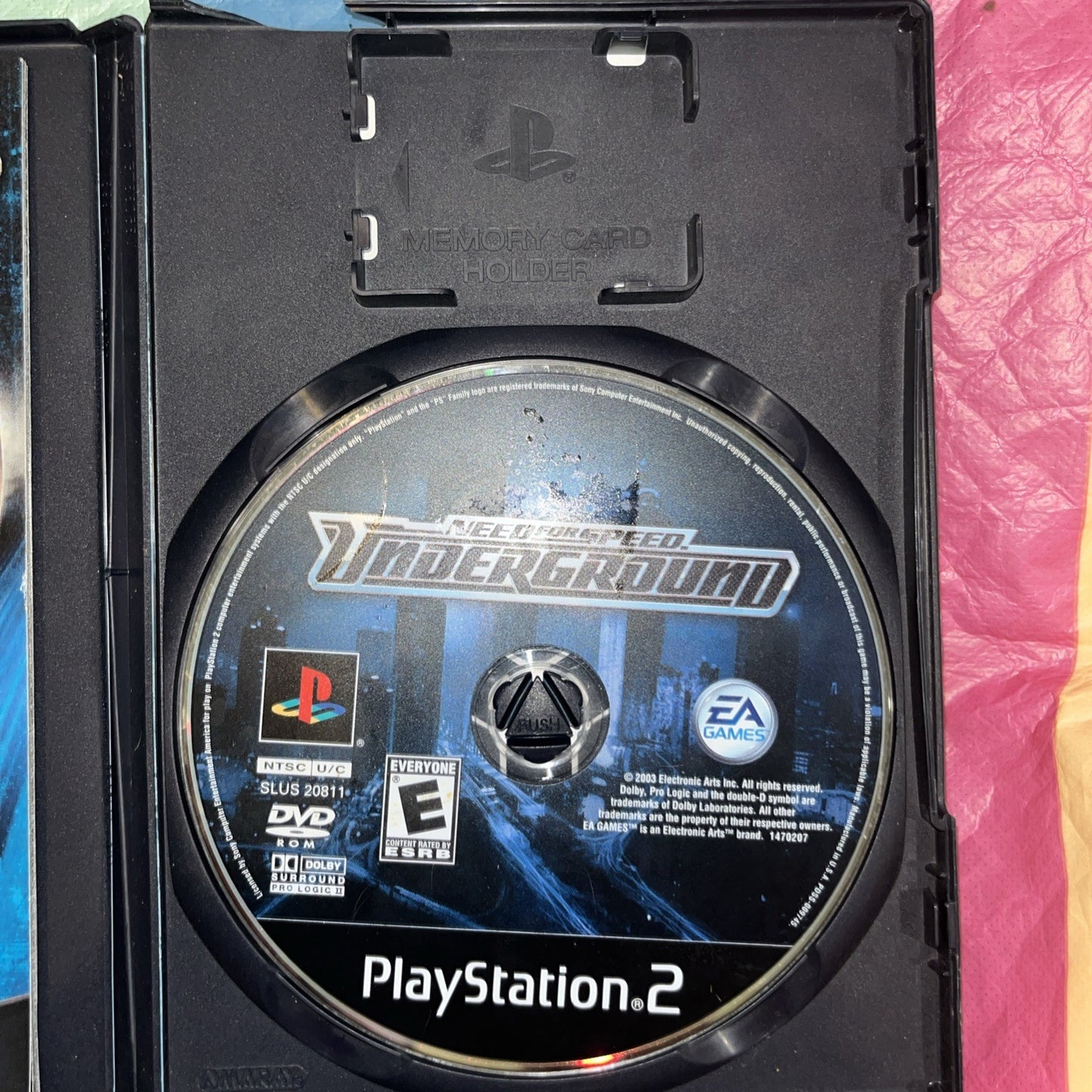 Need for Speed: Underground (PS2) CIB. Tested. Manual + Reg Card. Original Case