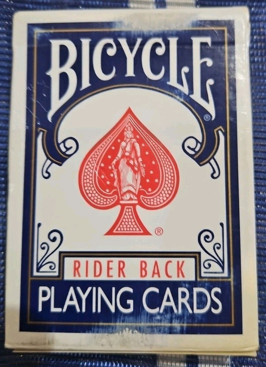 Bicycle Rider Back Poker Playing Cards Blue New Sealed 