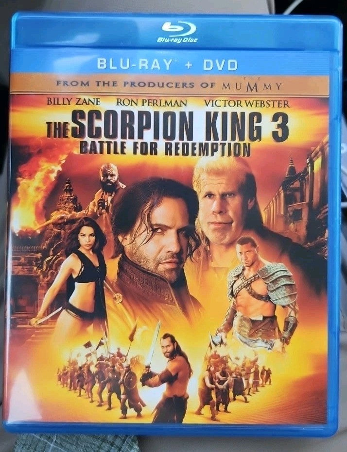 The Scorpion King 3: Battle for Redemption (Blu-ray/DVD, 2012, 2-Disc Set,...