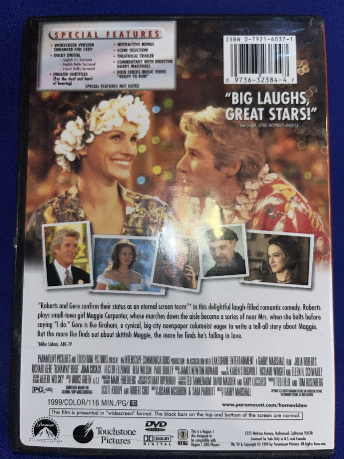 Runaway Bride (DVD, 1999)