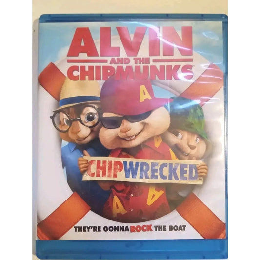 Alvin and the Chipmunks: Chipwrecked (Blu-ray Disc, NO DVD) Tested. No Scratches