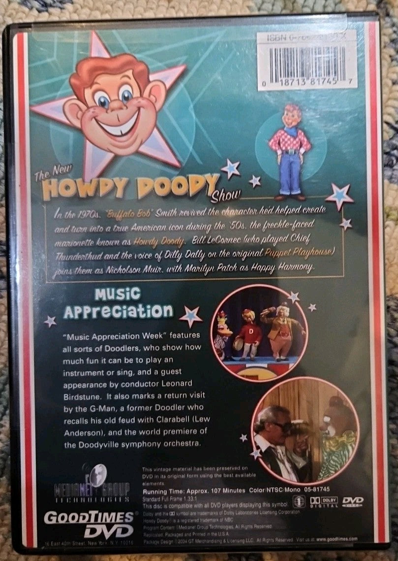 The New Howdy Doody Show: Music Appreciation (DVD) New Sealed