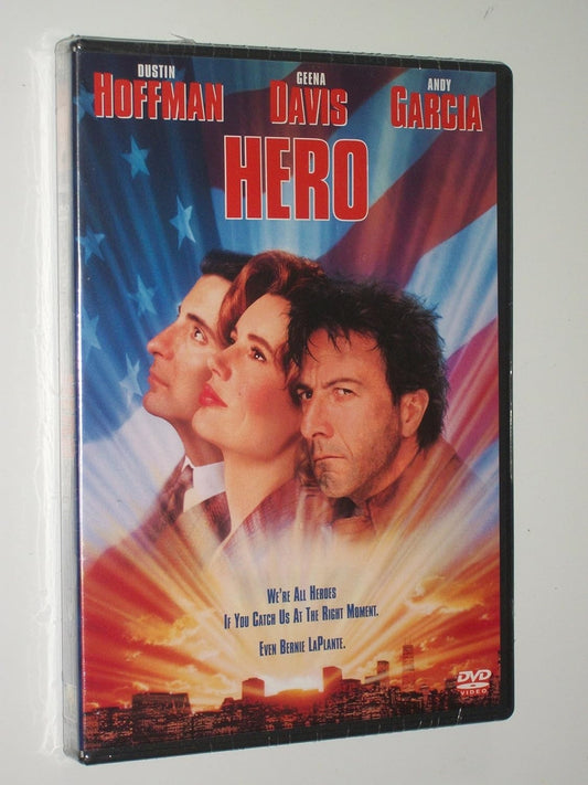 Hero DVD 1999 Dustin Hoffman Geena Davis Brand New Sealed