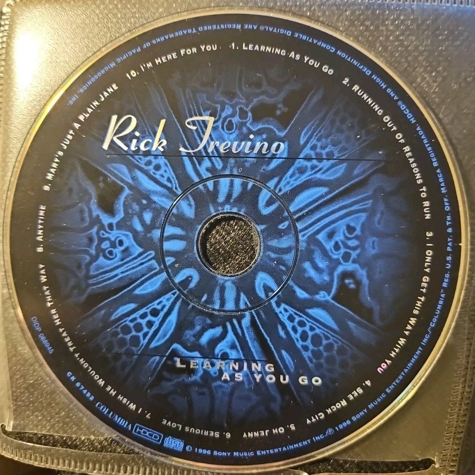 Rick Trevino - Learning As You Go (CD) disc only. Tested