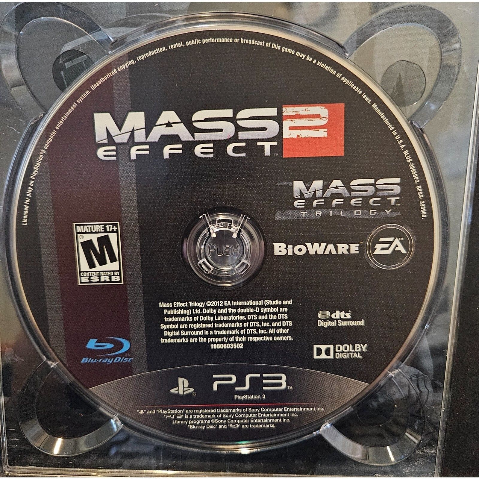 Mass Effect 3 (PS3) Missing Sleeve. Tested. No scratches. 