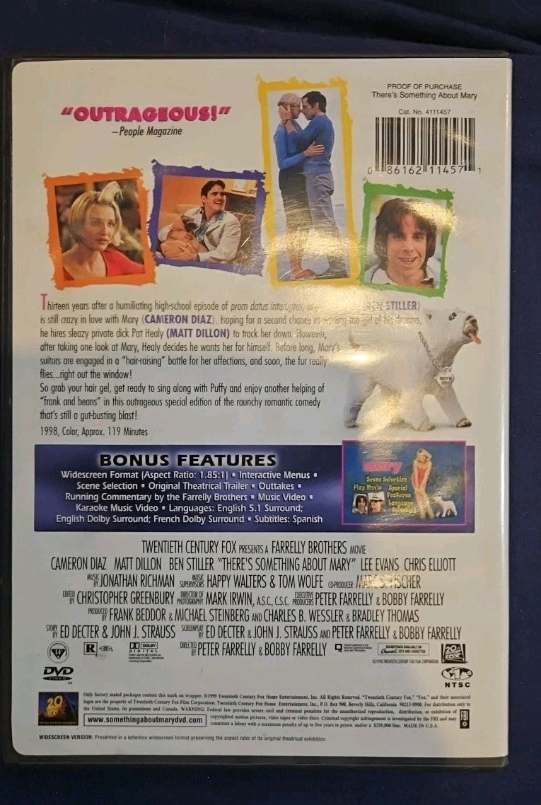 There's Something about Mary (DVD, 1998)