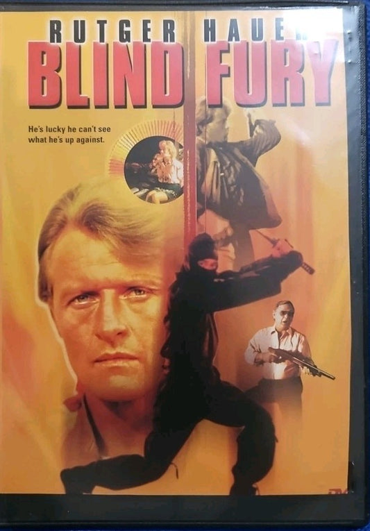 Blind Fury (DVD, 2004) Artwork Cropped. Slim Case. Tested