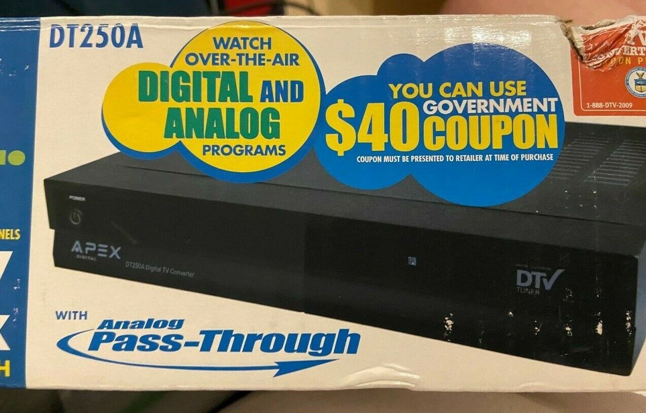 Apex DT205A Digital Converter Box -- OPEN BOX