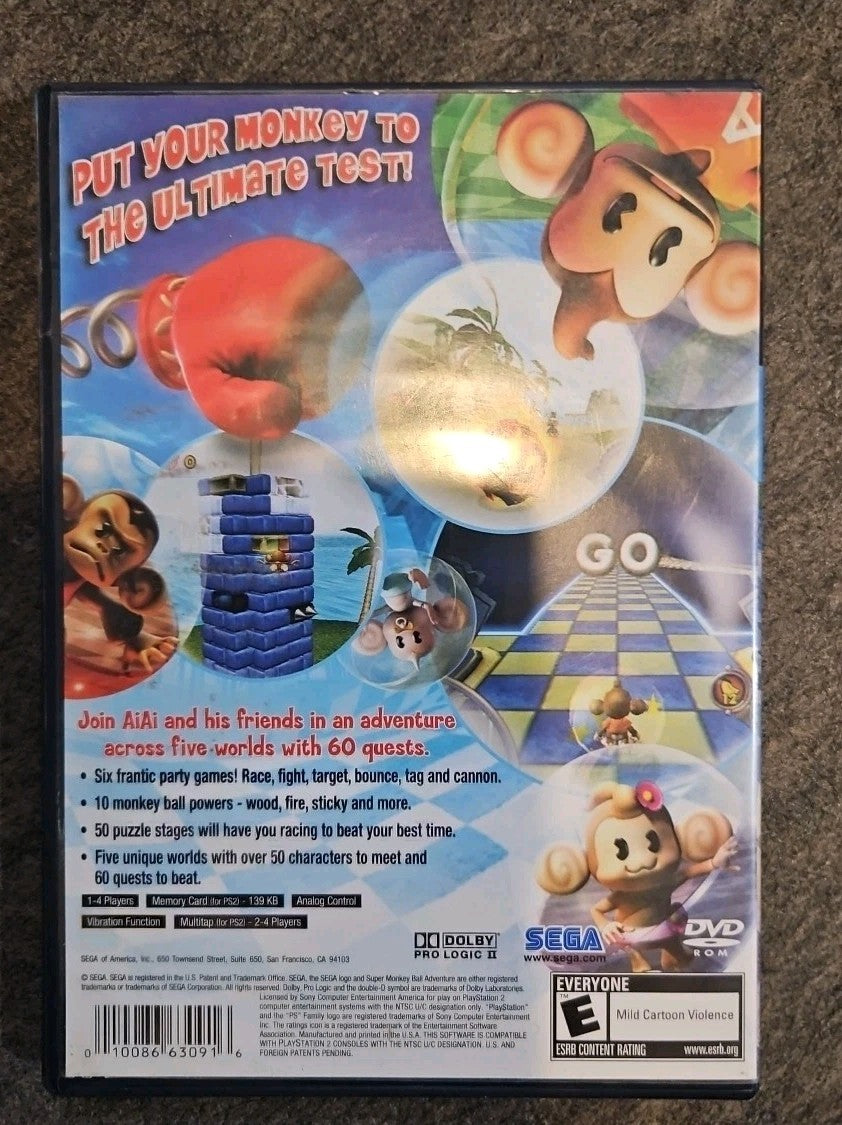 Super Monkey Ball Adventure (Sony PlayStation 2, 2006)
