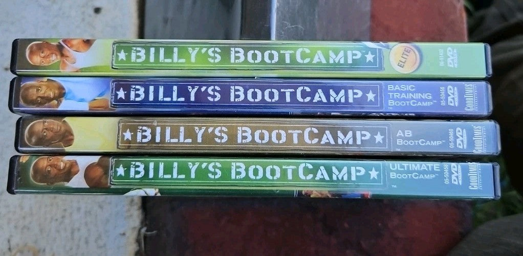 Billy Blanks - Billys Bootcamp Collection (DVD, 2005, 4-Disc Set) New Sealed