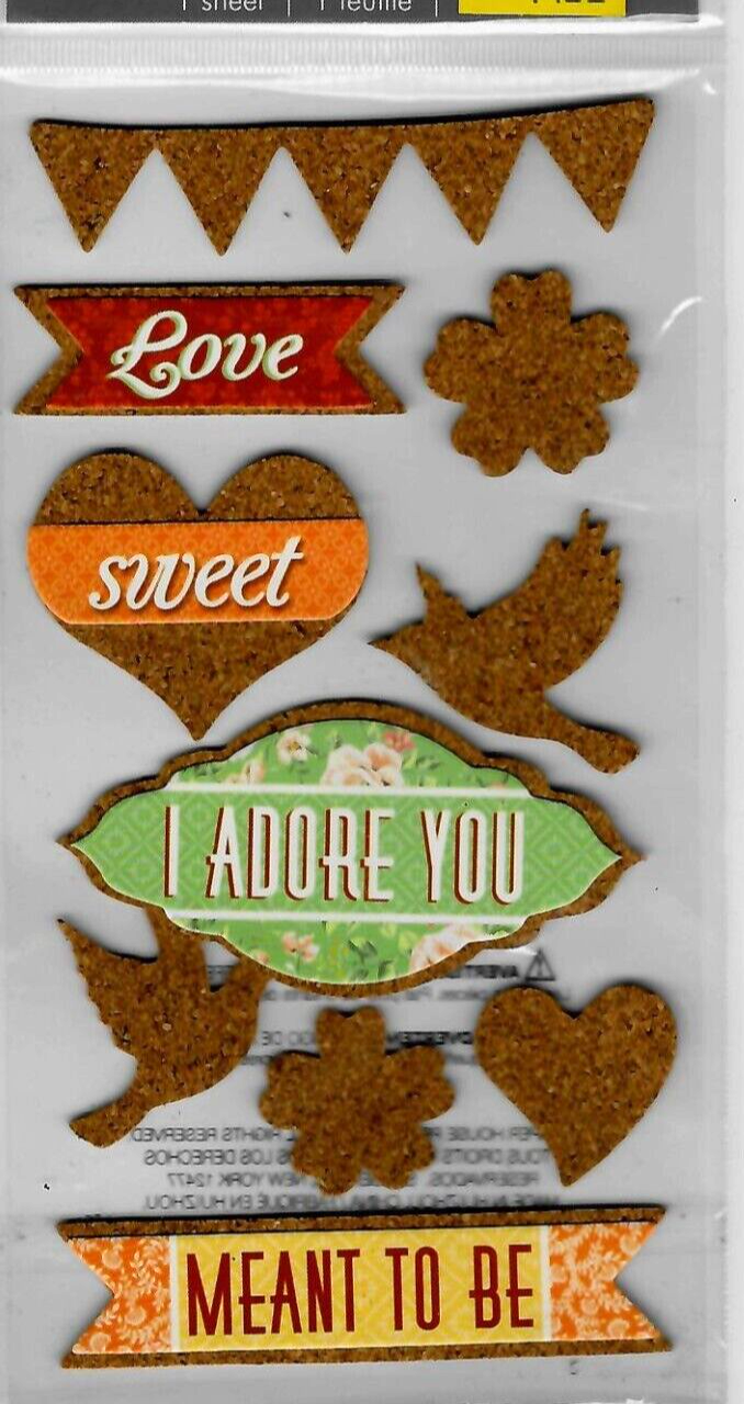 Cork'd Paper House Embellishments