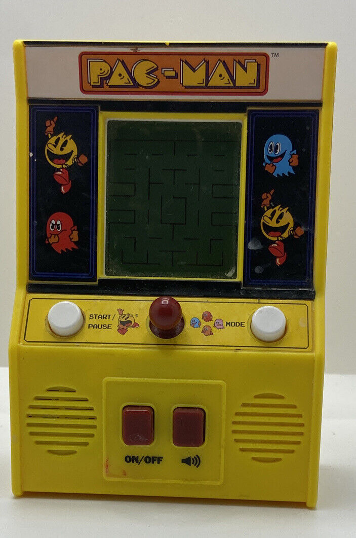 Pacman Handheld Game 2020 Yellow Tested Bandai Namco