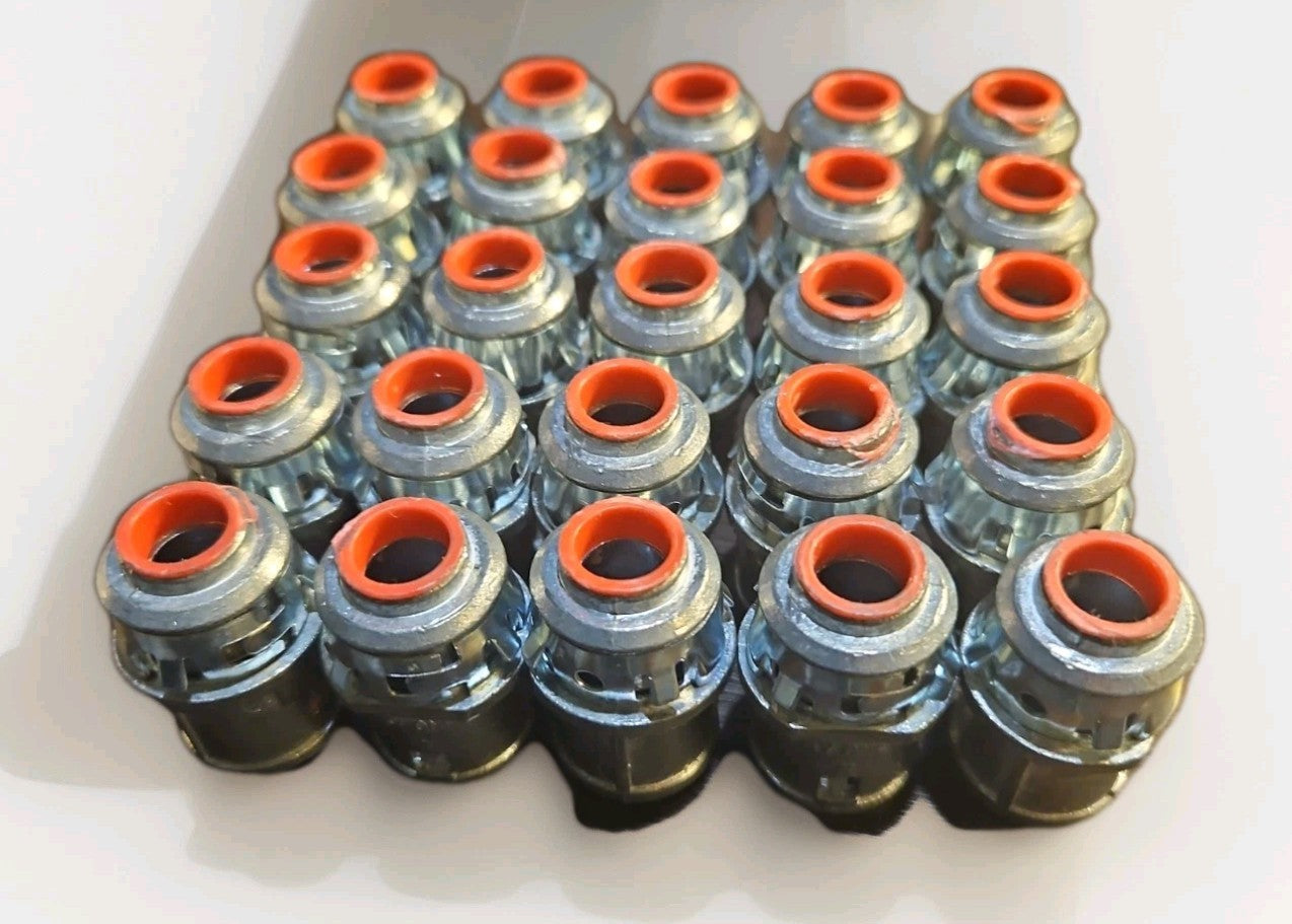 Arlington 38AST-50 Conduit Cable Connectors - Silver - Quantity = 25